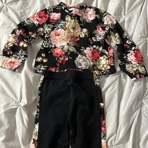 Dressy matching outfit girls